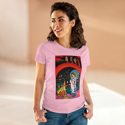 The Romance of Perfume by George Barbier Women's Midweight Cotton Tee