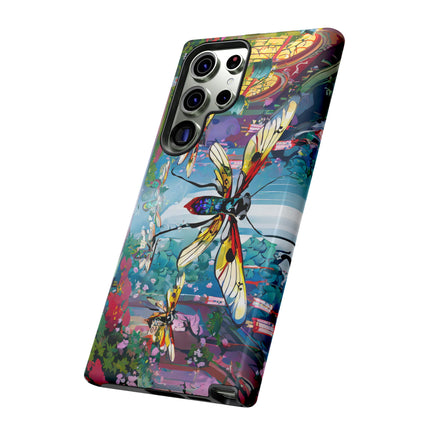 Neon Swarm Phone Cases