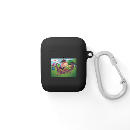Rip-Roaring Celebration – Bold Modern Art AirPods Case