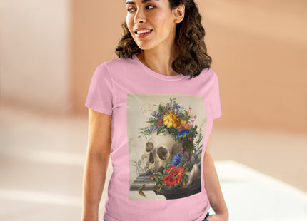 Vanitas Still Life by Herman Henstenburgh Women's Midweight Cotton Tee