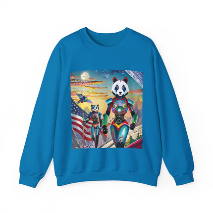 Cyber Punk Robots Unisex Heavy Blend™ Crewneck Sweatshirt