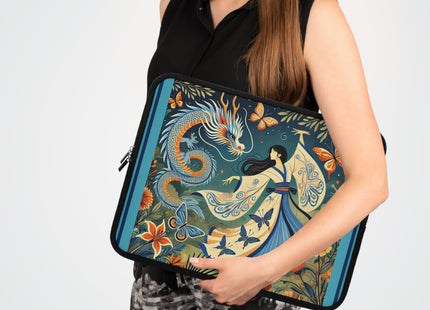 Fairy Waltz in the Butterfly Garden Laptop Sleeve