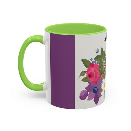 Bluebird & Butterfly Colorful Mugs – Spring Harmony & Delicate Beauty