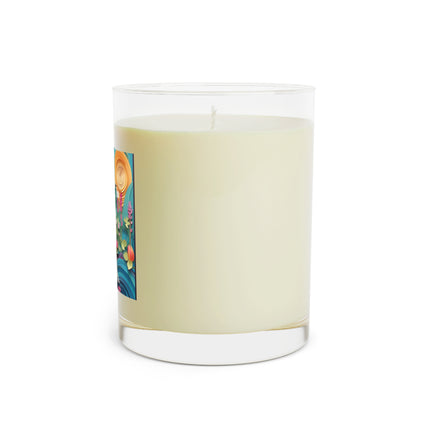 Elegant Egret Oasis Scented Candle - Full Glass, 11oz - The White Tea & Fig, The Lavender & Sage, and The Ocean Mist & Moss
