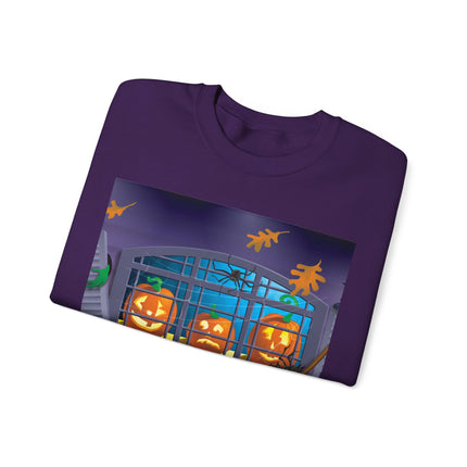Whimsical Halloween Mischief Unisex Heavy Blend™ Crewneck Sweatshirt