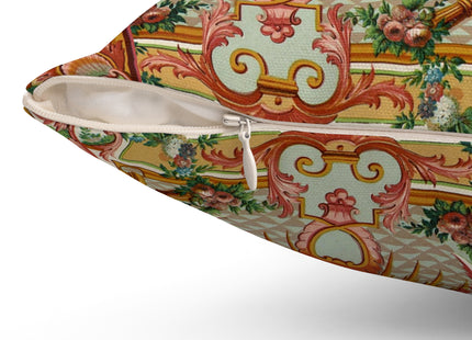 XVIII Siecle 2 by Auguste Racinet Spun Polyester Square Pillow