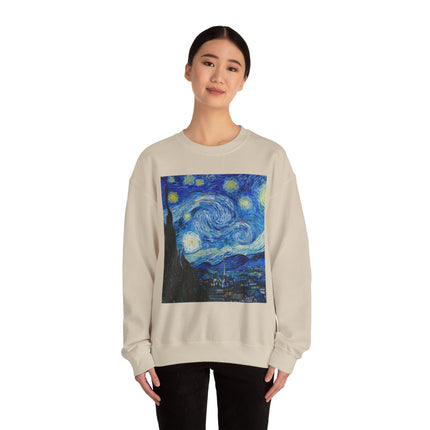 The Starry Night by Vincent Van Gogh Heavy Blend™ Crewneck Sweatshirt