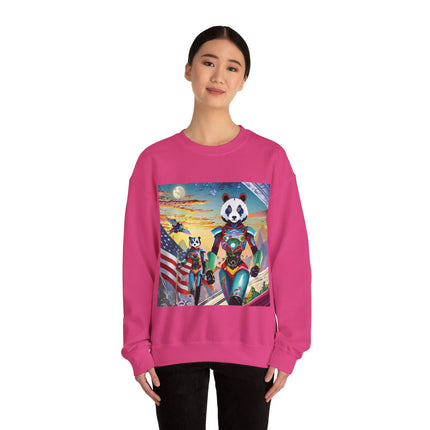 Cyber Punk Robots Unisex Heavy Blend™ Crewneck Sweatshirt