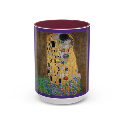 The Kiss by Gustav Klimt Colorful Mugs (11oz, 15oz)