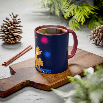 Liberty's Triumph Colorful Mugs – Art Deco Glory & Triumphant Spirit