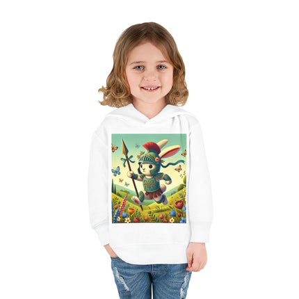 Rabbit Gladiator Toddler Pullover Fleece Hoodie