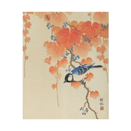 Songbird on Paulownia Branch by Ohara Koson – Japanese Art Print
