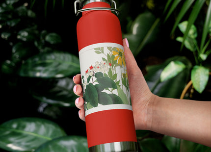 Clerodendrum & Rudbeckia by Tanigami Kônan Copper Vacuum Insulated Bottle, 22oz