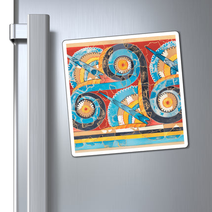 Reproduction of S-Spiral Frieze by Emile Gilliéron Magnet (3 Sizes)