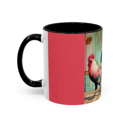 The Salon Rooster Colorful Mugs (11oz, 15oz)