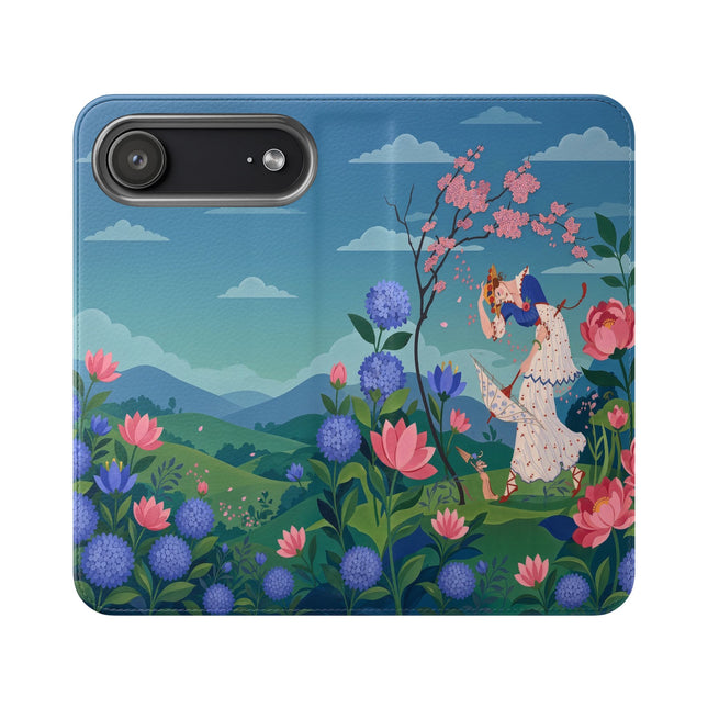 🌸🌿 The Garden Hide-And-Seek Flip Case – Art Deco Floral Whimsy