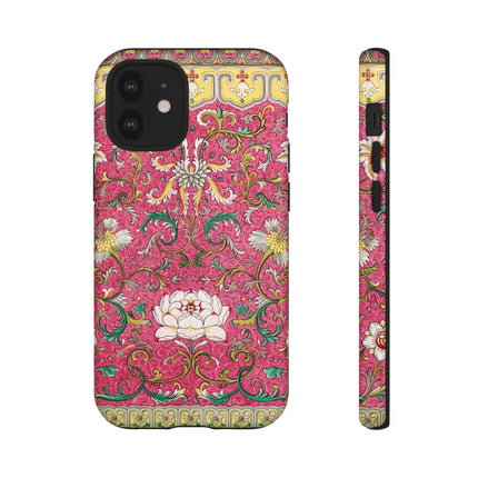 Pink Floral Pattern by Owen Jones Phone Cases