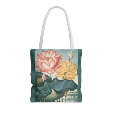 The Sacred Egyptian Lotus by Robert John Thornton Tote Bag (AOP)
