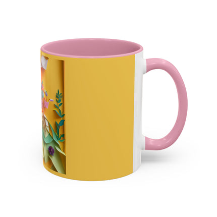 Origami Bicycle Colorful Mugs (11oz, 15oz)