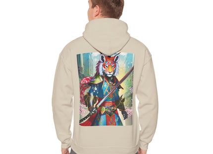 Cyberpunk Samurai Tiger – Heavy Blend™ Hooded Sweatshirt