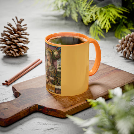 Madonna and Child by Carlo Crivelli Colorful Mugs (11oz, 15oz)