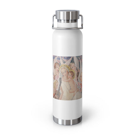 Madonna with Child Surrounded by Musical Angels by Gerda Wegener Copper Vacuum Insulated Bottle, 22oz