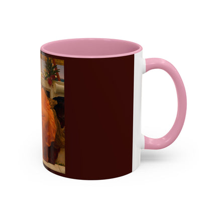 Flaming June by Frederic Leighton Colorful Mugs (11oz, 15oz)