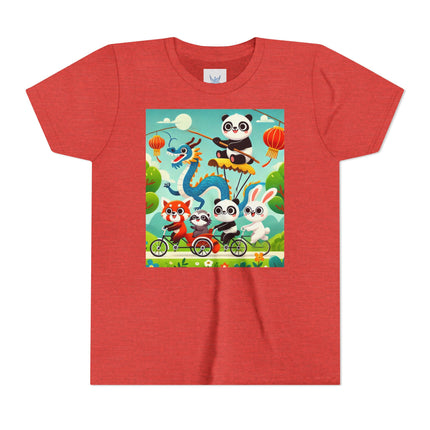 Rolling Along Together Youth Short Sleeve Tee