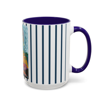 Art Deco Christmas Elegance Colorful Mugs (11oz, 15oz)