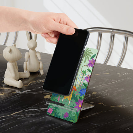 🦜🌺 The Parrot Garden Dancer Mobile Display Stand – Art Deco Tropical Fantasy