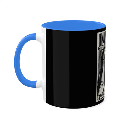 The Large Cow by Ernst Ludwig Kirchner Colorful Mugs, 11oz