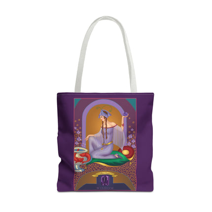 Astrology Gem Series: February & Amethyst Tote Bag