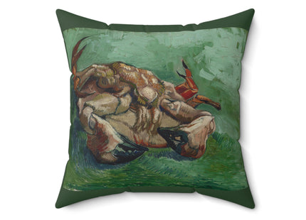 Crab on its Back by Vincent Van Gogh Spun Polyester Square Pillow