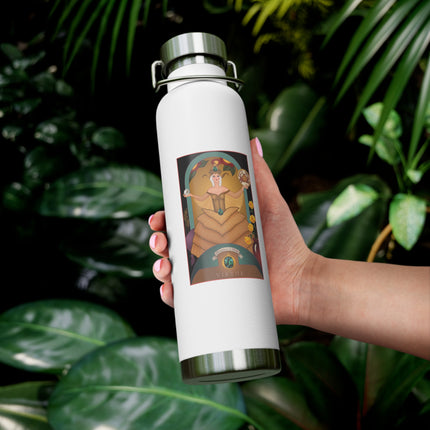 June & Pearl, Alexandrite (from the Gem Series) by Sofia Chiostri Copper Vacuum Insulated Bottle, 22oz