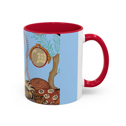Minuit … ou l’appartement à la mode by George Barbier Colorful Mugs (11oz, 15oz)