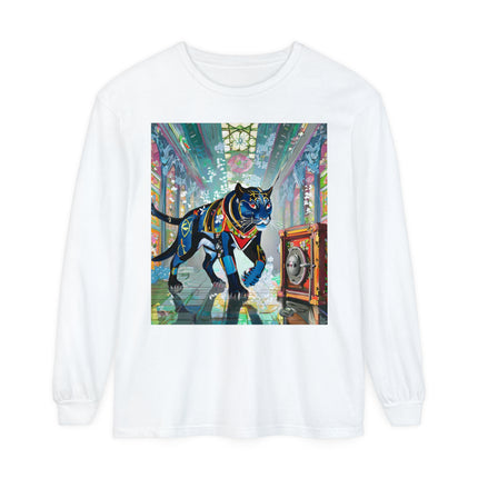 Cyber Panther's Hunt Long Sleeve T-Shirt
