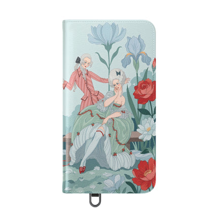 🌹💌 The Secret Rose Garden Courtship Flip Case – Art Deco Floral Romance