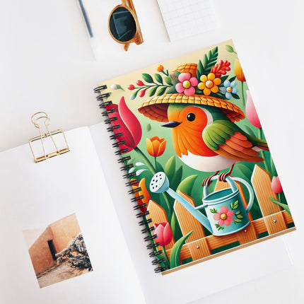 The Little Garden Tender Spiral Notebook - Ruled Line