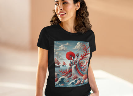 Ladies by the Quiet Sea Cotton Tee