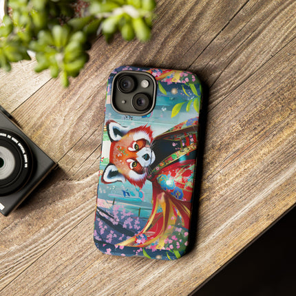 Cybernetic Red Panda Phone Cases
