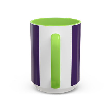 🎿❄️ The Winter Flower Skier Colorful Mug – Art Deco Alpine Fantasy