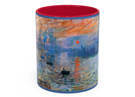 Sunrise by Claude Monet Colorful Mugs (11oz, 15oz)