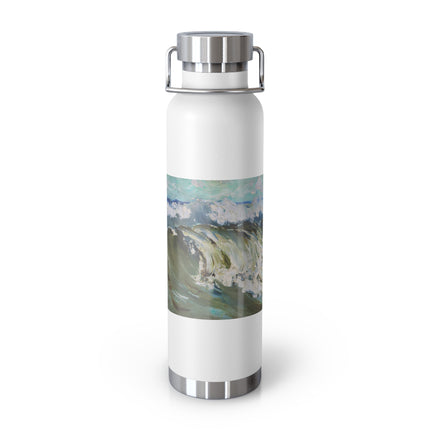 The Wave by Karl Hagemeister Copper Vacuum Insulated Bottle, 22oz