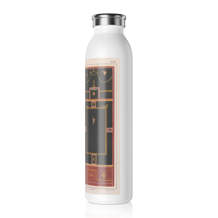 Pompeii Walls Pl.04 by Victor Steeger Slim Water Bottle