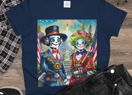 Cyber Punk Robots Cotton Tee