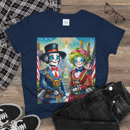 Cyber Punk Robots Cotton Tee