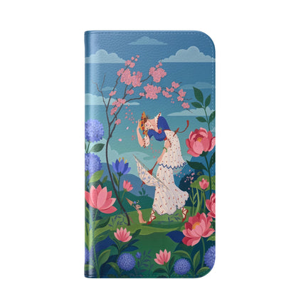 🌸🌿 The Garden Hide-And-Seek Flip Case – Art Deco Floral Whimsy