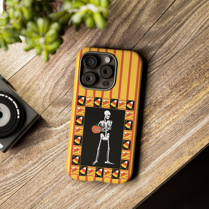 Candy Corn Skeleton Phone Cases