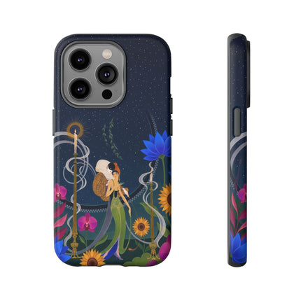 🌙🕯️ The Lady Of The Midnight Garden Phone Case – Art Deco Nocturne