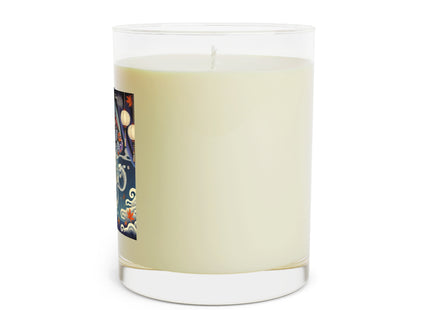 Skeleton Kabuki Performer Scented Candle - Full Glass, 11oz